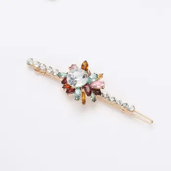 

3 Pcs/set Fashion Retro Women Hairpin Set Alloy Rhinestone Fancy Color Hair Clip