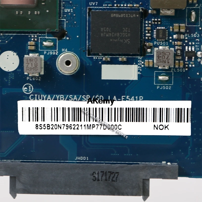 LA-E541P материнская плата для ноутбука lenovo 320S-15ISK FLEX5-1570 оригинальная материнская плата I5-7200U GT920M