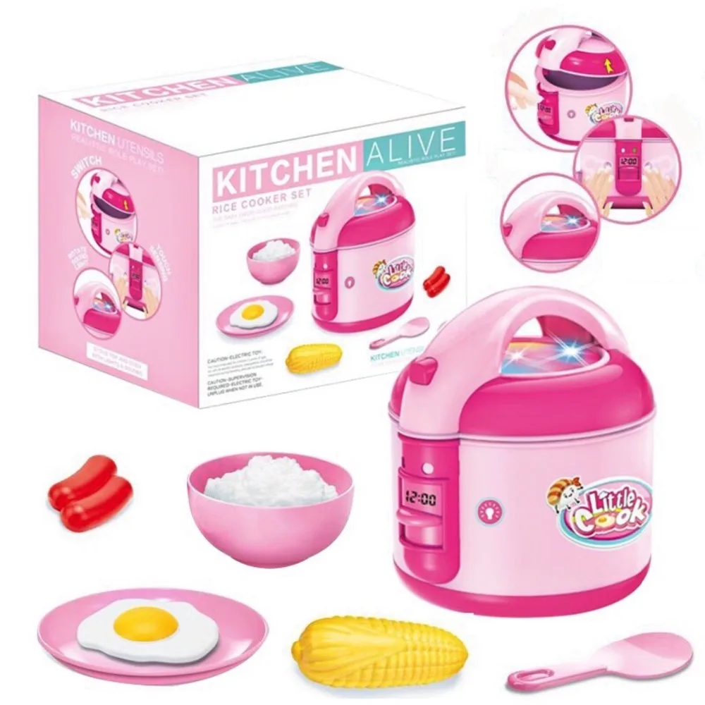 Children play house play set DIY appliance set simulation Kitchen utensil cash register toys early education For Girls Boys (4)