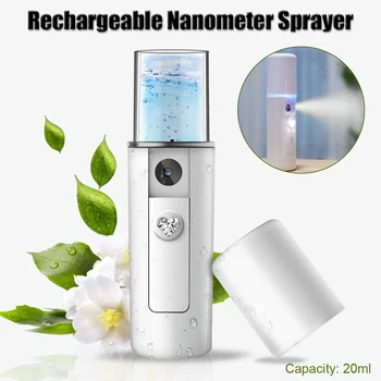 

Nanometer Spray Hydrating Instrument Portable Facial Steamer Nebulizer Humidifying Device Moisturizing Skin Care