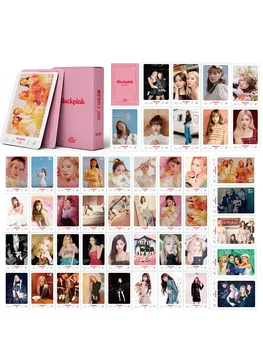 

4/54Pcs KPOP BLACKPINK 2020 Welcoming Collection Album LOMO Cards New Fashion Self Made Paper Photo Card Photocard