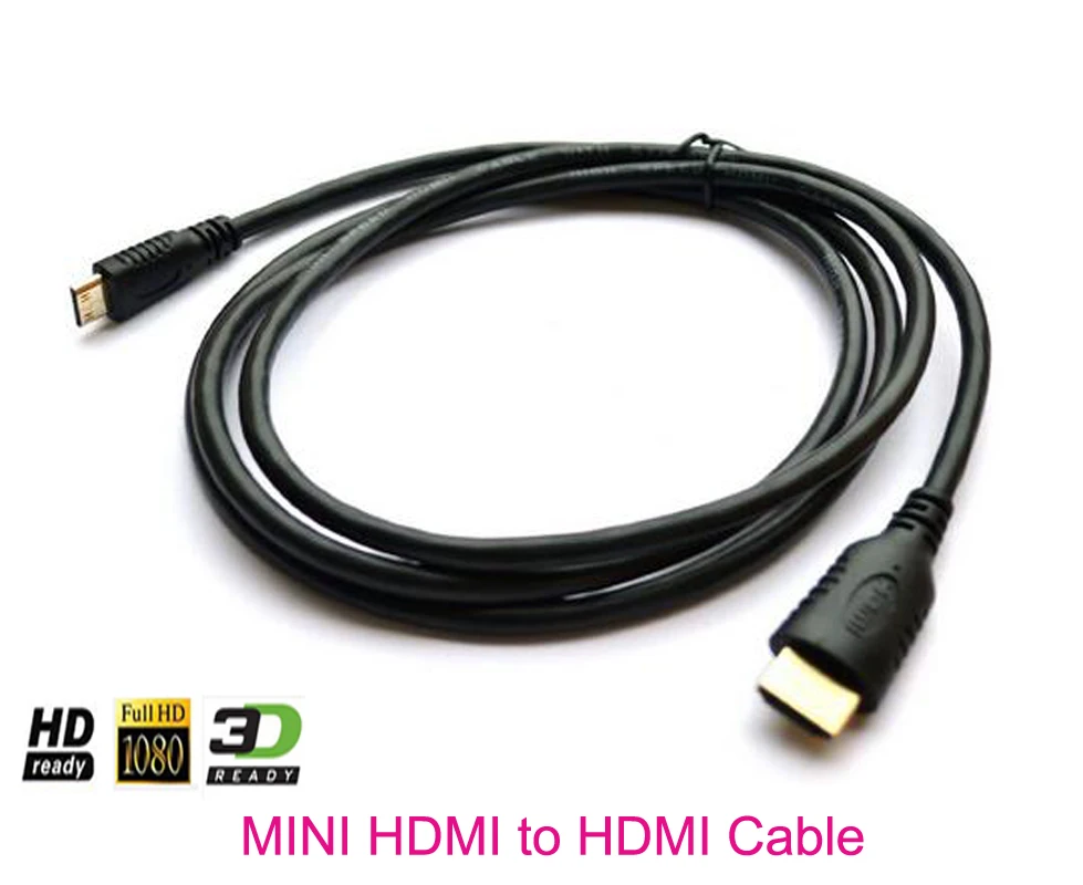 Nikon D5100 Mini HDMI to HDMI 1080P HD TV AV Video Out Cable Lead 