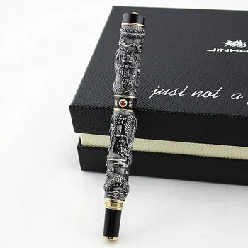 

Chinese Jinhao Ssangyong Opera Ball Calligraphy Special Hard Pen Adult Calligraphy Retro Embossed Art Signature Signature Pen