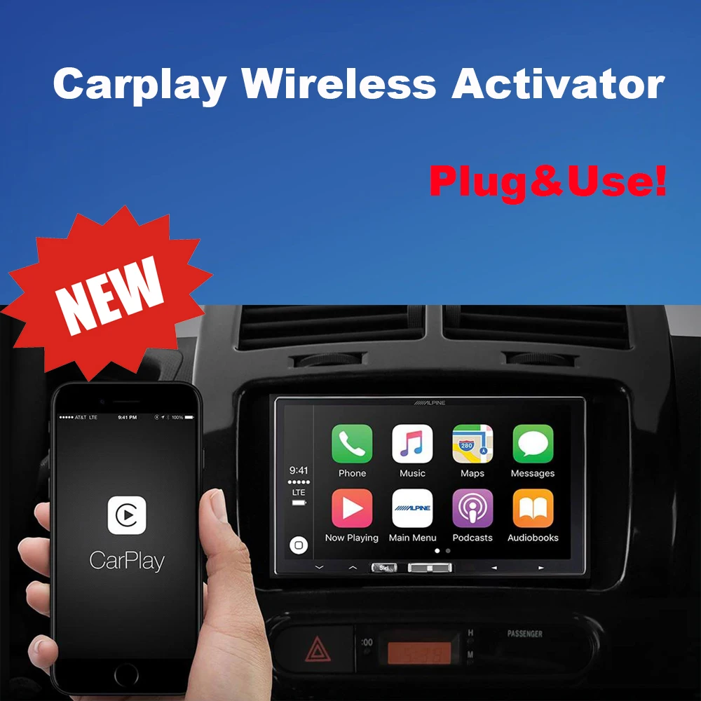 USB CarPlay Wireless Activator for Audi Mercedes-Benz Porsche Volvo Original car with CarPlay