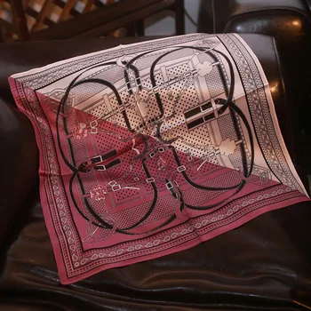 

New silk scarf mulberry silk blue "inception space" silk scarf small scarf professional scarf