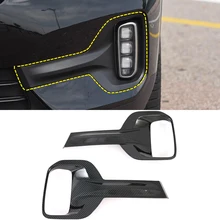 ABS аксессуары для стайлинга автомобилей передний противотуманный Светильник Крышка лампы Накладка для Kia Seltos