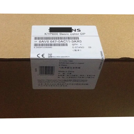 Совершенно новый оригинальный 6AV6647 0AC11 3AX0 6 дюймовый KTP600 DP сенсорный экран 6AV6 647 OAC11