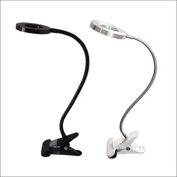 

USB Eye Protection LED Clip Table Light with Flexible Goose Neck Cute Bed Lamp Decoration