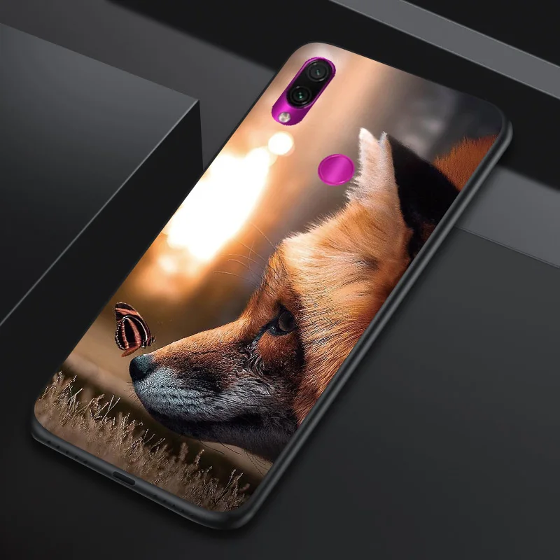 Черный матовый чехол для Xiaomi Redmi Note 7 8 9 PRO силиконовый мягкий 9S 8T чехол|Бамперы| |