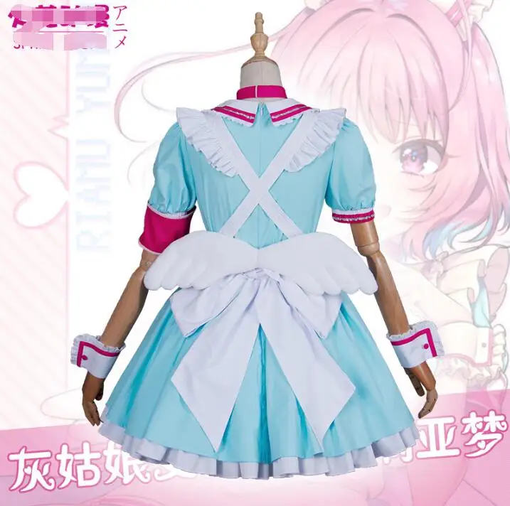 IDOLM@ STER Золушка для девочек Yumemi Riamu женский костюм для косплея платье