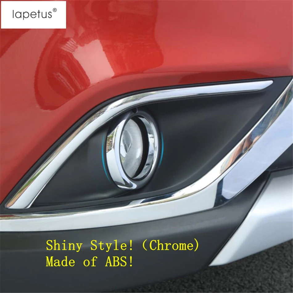 Chrome Accessories For Mitsubishi Outlander-Front Rear Fog Light Ring Head Lamp Eyelid Eyebrow Molding Cover Trim window door cover trim,car headlight cover,car headlamp cover,car fog light cover