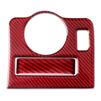 

Headlamp Switch Button Decoration Cover Carbon Fiber Decoration Sticker, Interior Sticker, for Ford Mustang 2009-2013