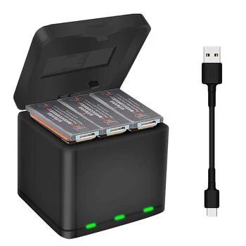 

Qc3.0 Fast Charging and Dragging Three Charger Type Storage Box for Dji Osmo Action Sports Camera Lithium Battery