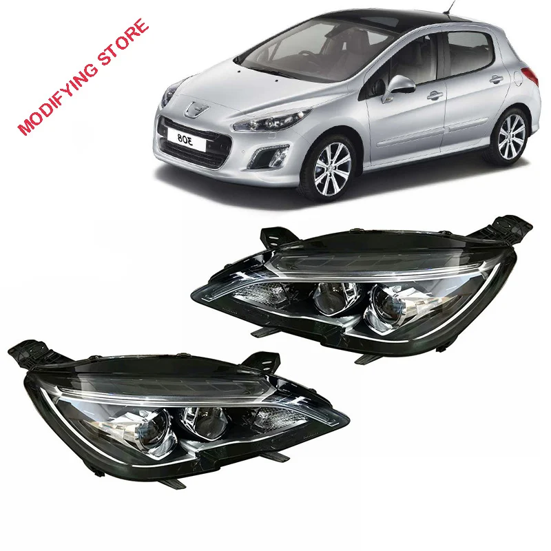 Автомобильная передняя фара YL00180280 YL00180180 автозапчасти для peugeot 308 TX9 2016