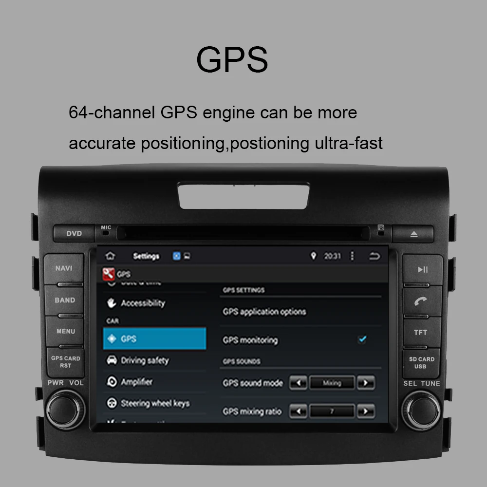 Android 9,0 Восьмиядерный 4 Гб+ 32 ГБ Автомобильный gps навигация для Honda CRV 2012- автомобильный радиоприемник стерео DVD BT wifi рулевое колесо мультимедиа