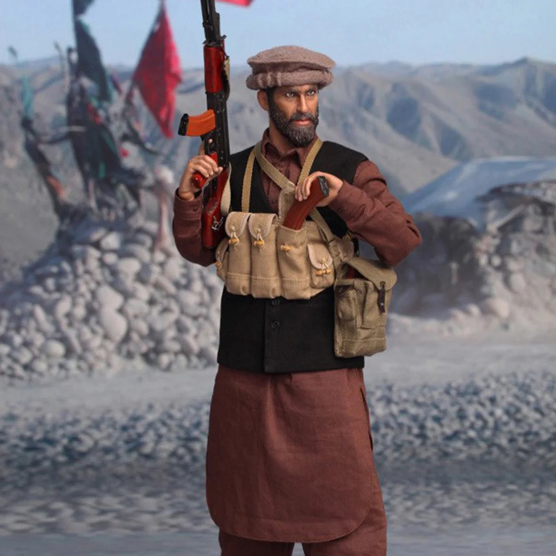 Очень рекомендуется для DID 1/6 Afghan War civian Soldier подвижная фигурка-модель