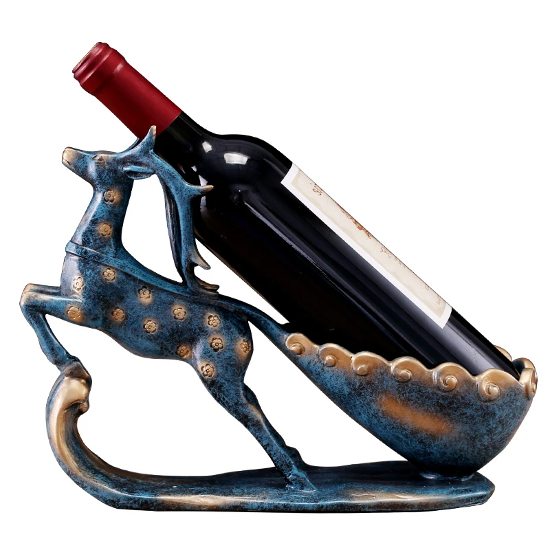 

zq Wine Rack Creative Wine Cabinet Decoration Crafts Living Room Wine Cabinet Decorations American Style Furnishings Supplies