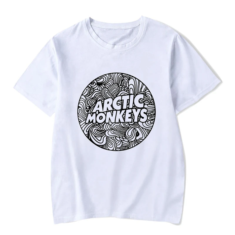 Arctic Monkeys Повседневная футболка Женская забавная рок-музыка модная Высококачественная уличная Harajuku женская футболка Femme