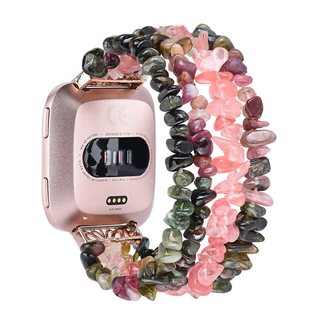 Ремешок для Fitbit Versa ремешок для часов быстрая замена Кристальный металлический ремешок для часов Ремешок