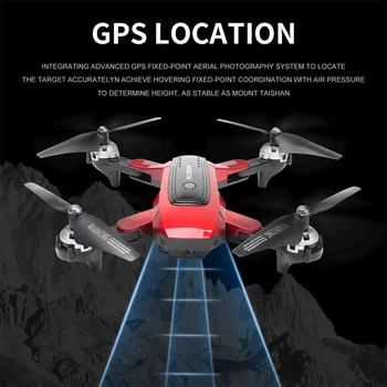 

2.4G 1080P Foldable RC Quadcopter Altitude Hold Toys Real Time Stable 360 Degree Rotation WIFI Portable With Camera Kids Gift