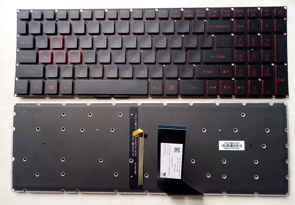 Новинка для acer деталь нитро-двигателя Himoto Redcat AN515-51 N16C7 N17c1 AN515-51-705 AN515-51 N16C7 N17c1 AN515-51-705 клавиатура американская, с задней подсветкой