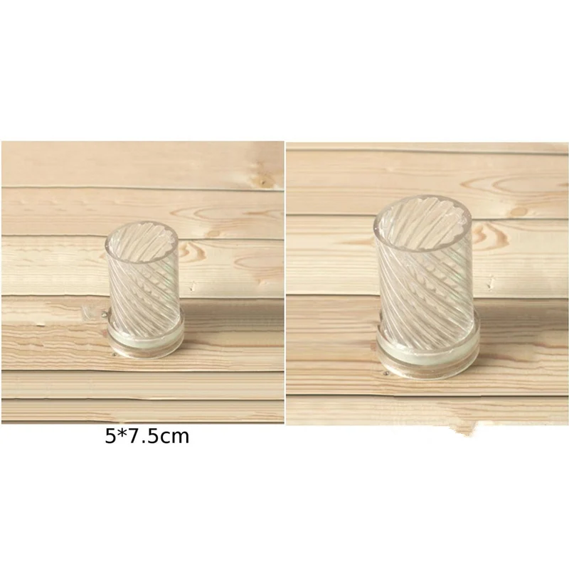 Форма для изготовления свечей в форме спирали 1 шт. 5*7 5 см пластиковые формы