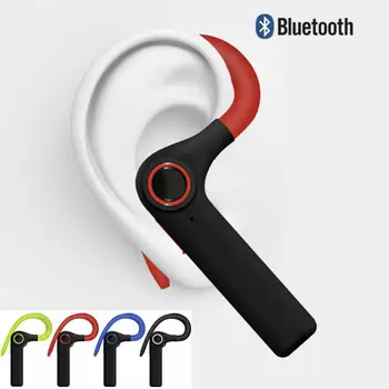 

Wireless Bluetooth Headset Noise-Cancellation Sports Earphones Super Bass Ear Hook Handsfree Stereo Sound Earbuds With HD Mic