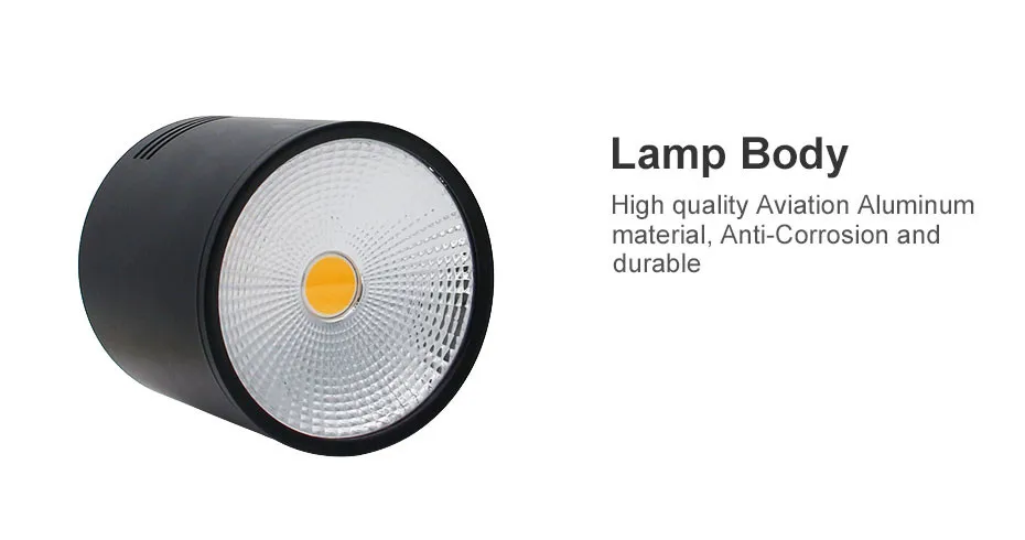 Led Downlight Led Surface Mounted Spot Light COB Chip Dimmable 3W 5W 7W 10W Ceiling Lamp For Living Room Bedroom Store Lighting