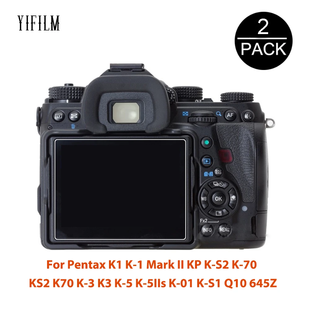 2 шт. закаленное стекло для Pentax K1 K 1 Mark II KP S2 KS2 K70|Защита экрана| |