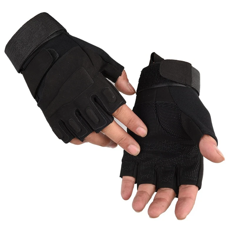 Tactical Men Women Half Finger Riding Cycling Anti-slip Outdoor Sports Fingerless Gloves