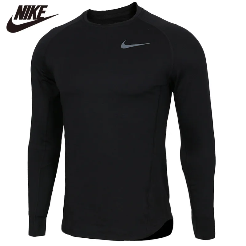 

Authentic Nike Men Shirt Long Sleeve AS M NP THRMA TOP LS Black Clothing Breathable