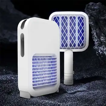 

2 Modes 395nm Dual Purpose UVC Mute Electric Ultraviolet Mosquito Killer Household Swatter Dispeller Lantern Torch Lamp