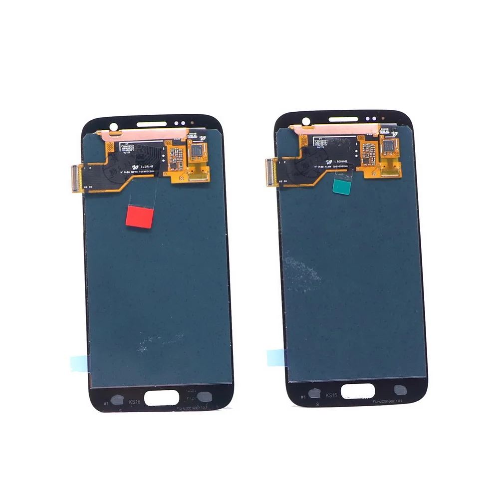 5,1 ''ЖК-дисплей для SAMSUNG Galaxy S7 G930 G930F кодирующий преобразователь сенсорного экрана в сборе с рамкой без ожога