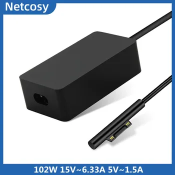 

102W 15V 6.33A AC Power Adapter Charger For Microsoft Surface Laptop Surface Book 2 Surface Go Surface Pro 6 Pro 5 Pro 4 Pro 3