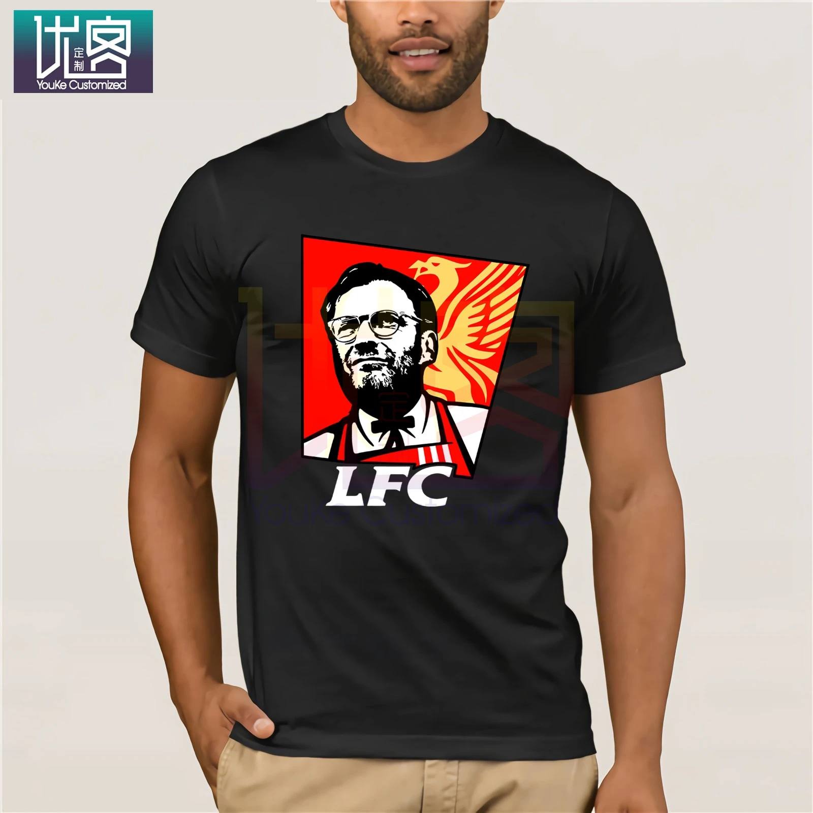 Подробные сведения о Забавный LFC Jurgen Klopp Liverpool Вдохновленный дизайн мужской