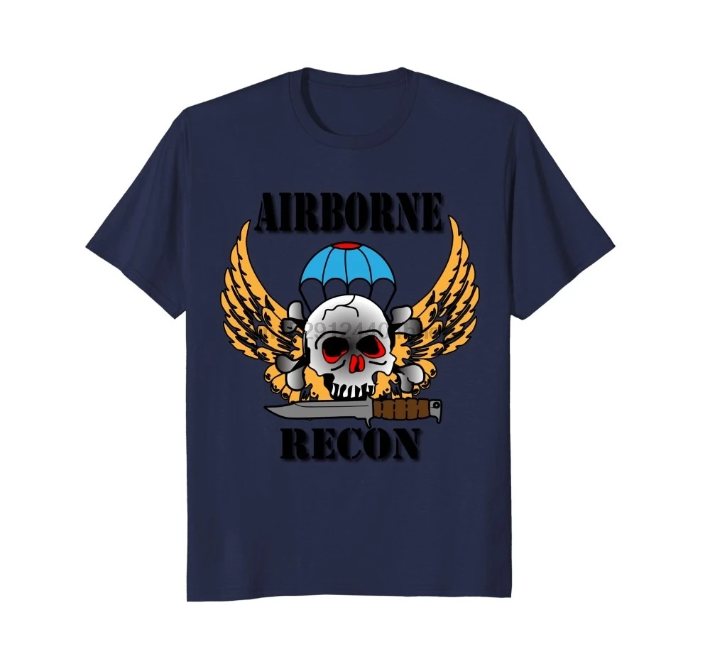 2019 Новая мужская летняя футболка Airborne Recon Веселая Футболка | Мужская одежда