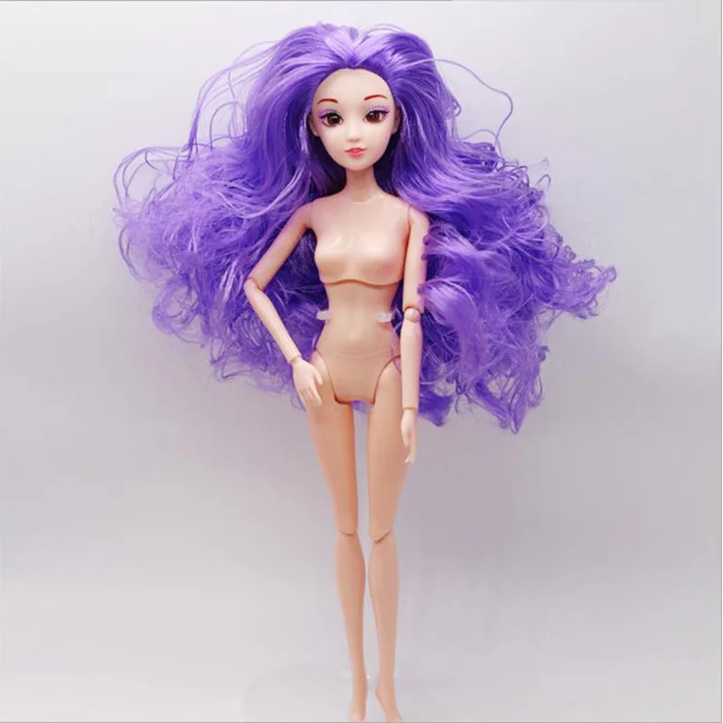По E-packet Barbiees тело с 12 подвижными шарнирами и 5 шт. Оригинальная кукла голова DIY кукла выбирается случайным образом девочка игрушка