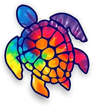 

Funny Creative Colorful Sea Turtle Car Sticker Automobiles Motorcycles Exterior Accssories PVC Decals for BMW VW Audi Gti Skoda