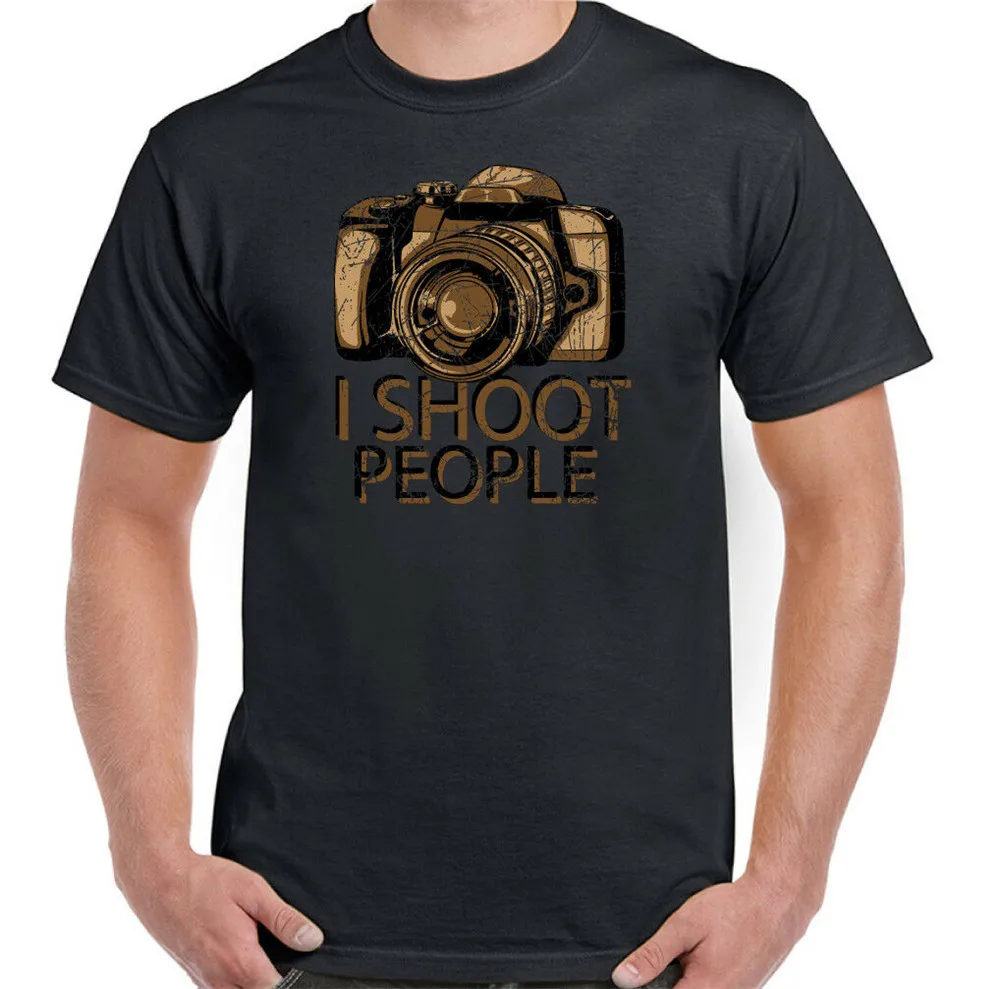 

I Shoot People Photographer Mens Funny Photography T-Shirt Camera Dslr Lense Streetwear Tee Shirt