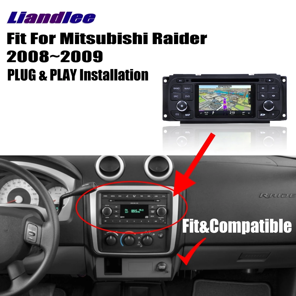 Liandlee Android автомобиль для Mitsubishi Raider 2008 ~ 2009 радио CD DVD плеер GPS Navi навигация карты