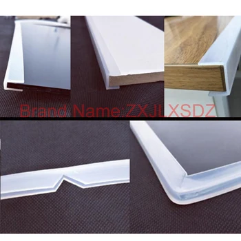 

2 Meters U-shaped silicone rubber shower room door and window glass seal strips weatherstrip