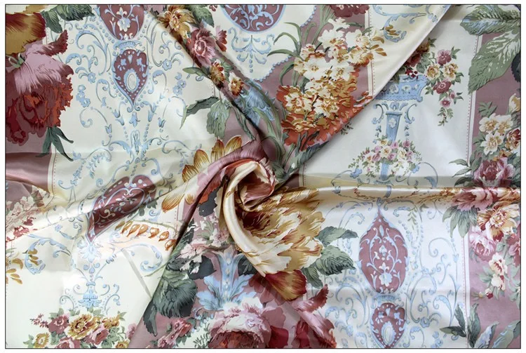 Шелковый Гладкий креп-сатин, шелк, атласная шелковая ткань, платье cheongsam, дизайнерская ткань, гладкая, яркая и высококачественная