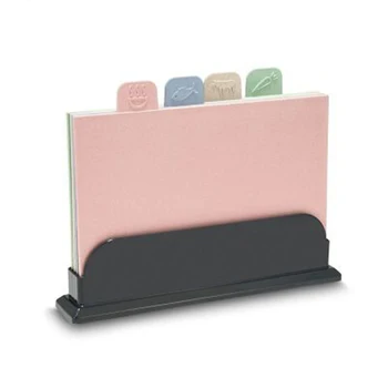 

Cutting Boards Colour Coded Chopping Board Set of 4 Cutting Kitchen Non Slip Food Preparation Round Cutting Board Folding Board