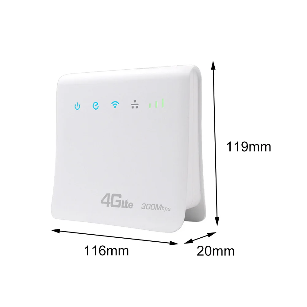Портативные Wi-Fi роутеры беспроводная сеть 300 Мбит/с мобильный 4G LTE разблокированный LAN порт CPE sim-карта модем офисный профессиональный