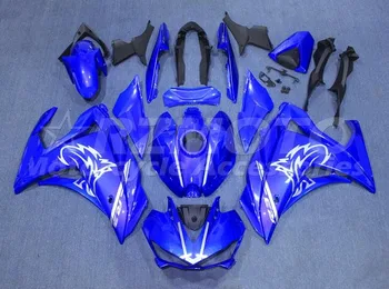

New ABS Injection Mold Whole Fairings Kit Fit For YAMAHA YZF R3 R25 2015 2016 2017 2019 15 16 17 bodywork set glossy blue
