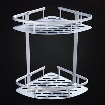 

Bathroom Wall Shelves Estantes Esquineros Para Cocina Bathroom Gadgets Wall Mounted Type Bolt Inserting Type Aluminum Alloy