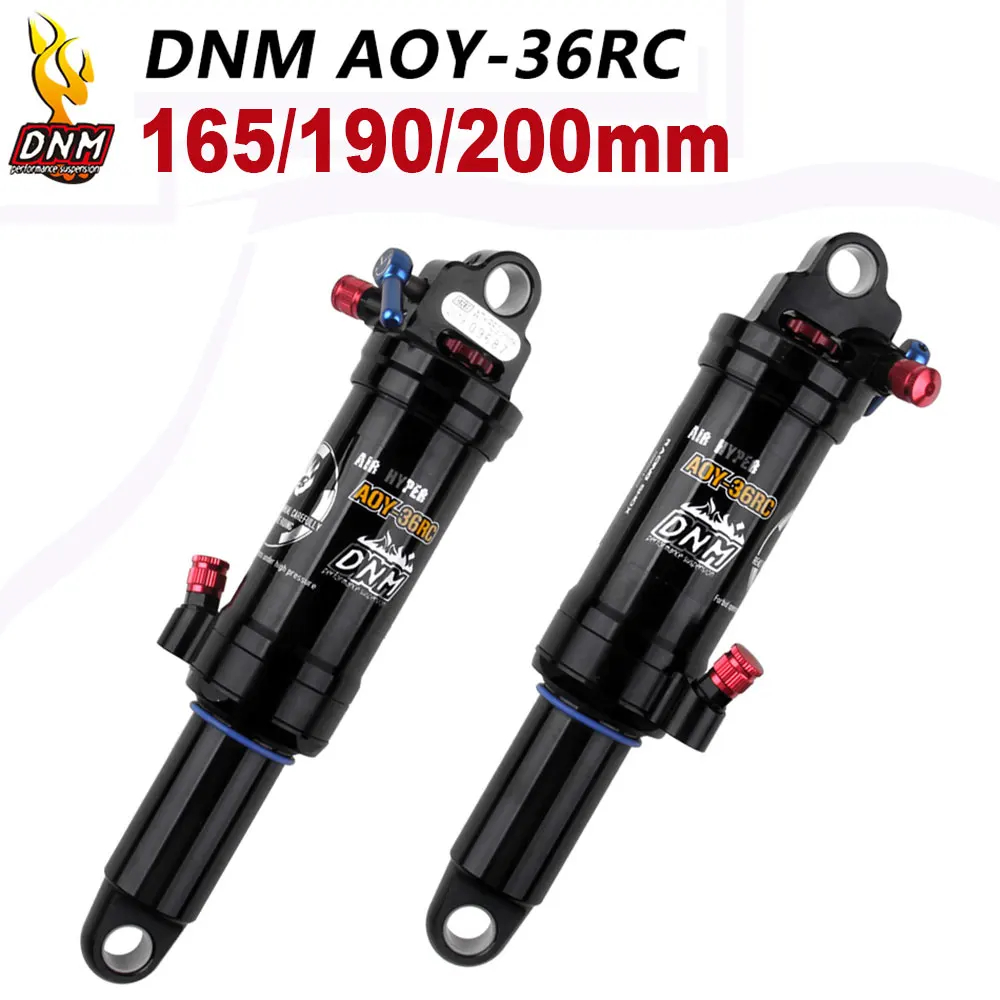 DNM MTB задний амортизатор AOY 36RC 165/190/200 мм отскок/замок давление воздуха горный