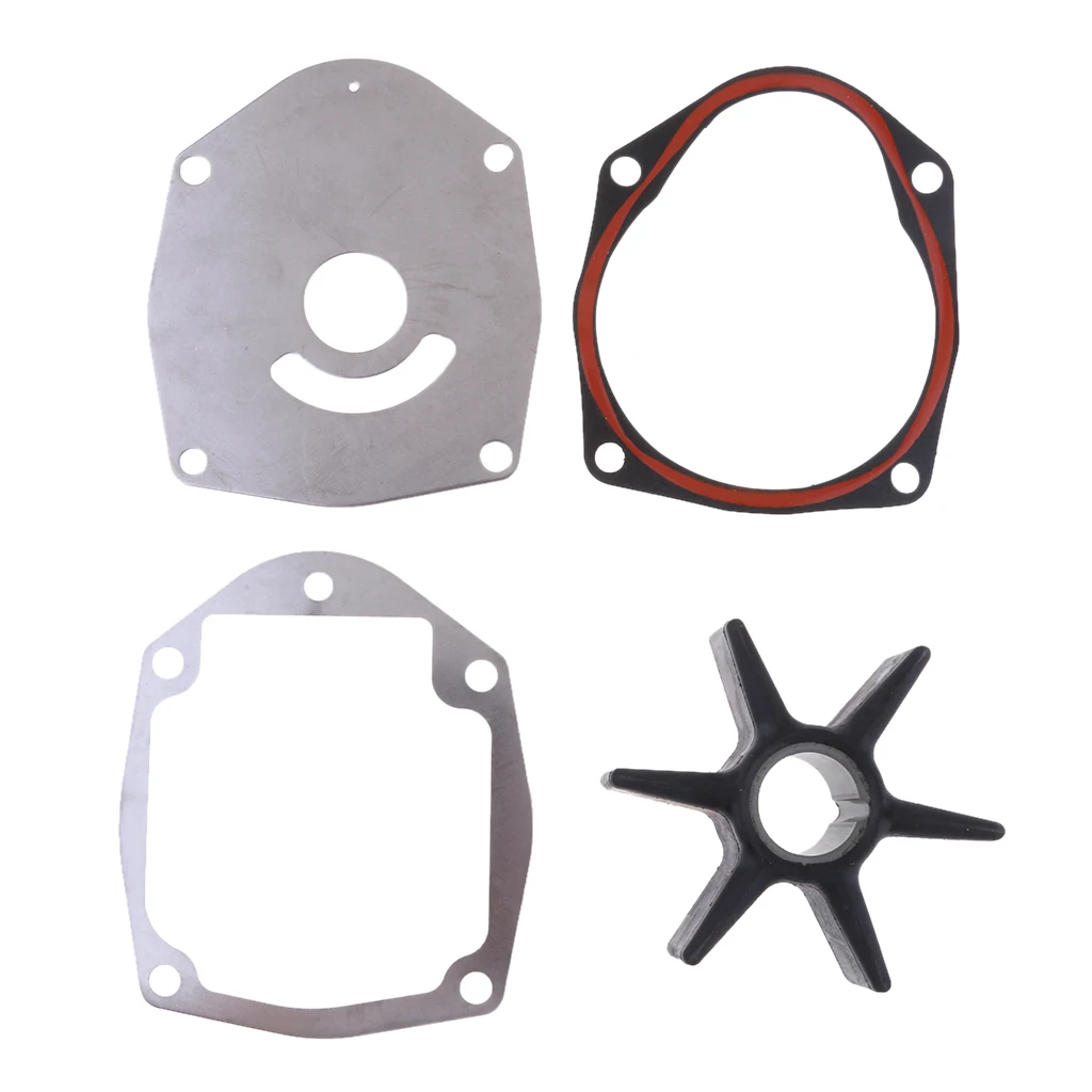 

1 Set Marine Water Pump Impeller Repair Kit for Mercury Mariner Engines 47-43026K06 50-300 HP Rubber Metal Repair Service Kit
