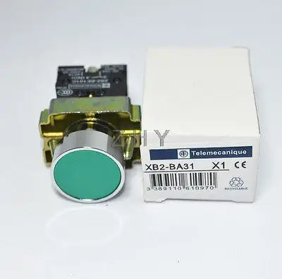 5 шт. XB2BA31C 1NO кнопочный переключатель Telemecanique Schneider Electric | Обустройство дома