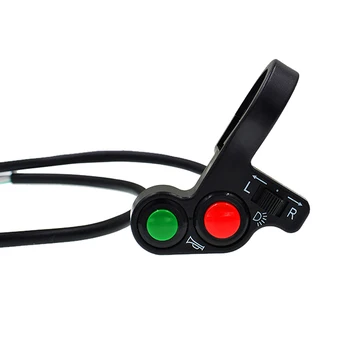 

Motorcycle Handlebar Switch Electric Bike Scooter Horn Turn Signals On/Off Button Light Switch